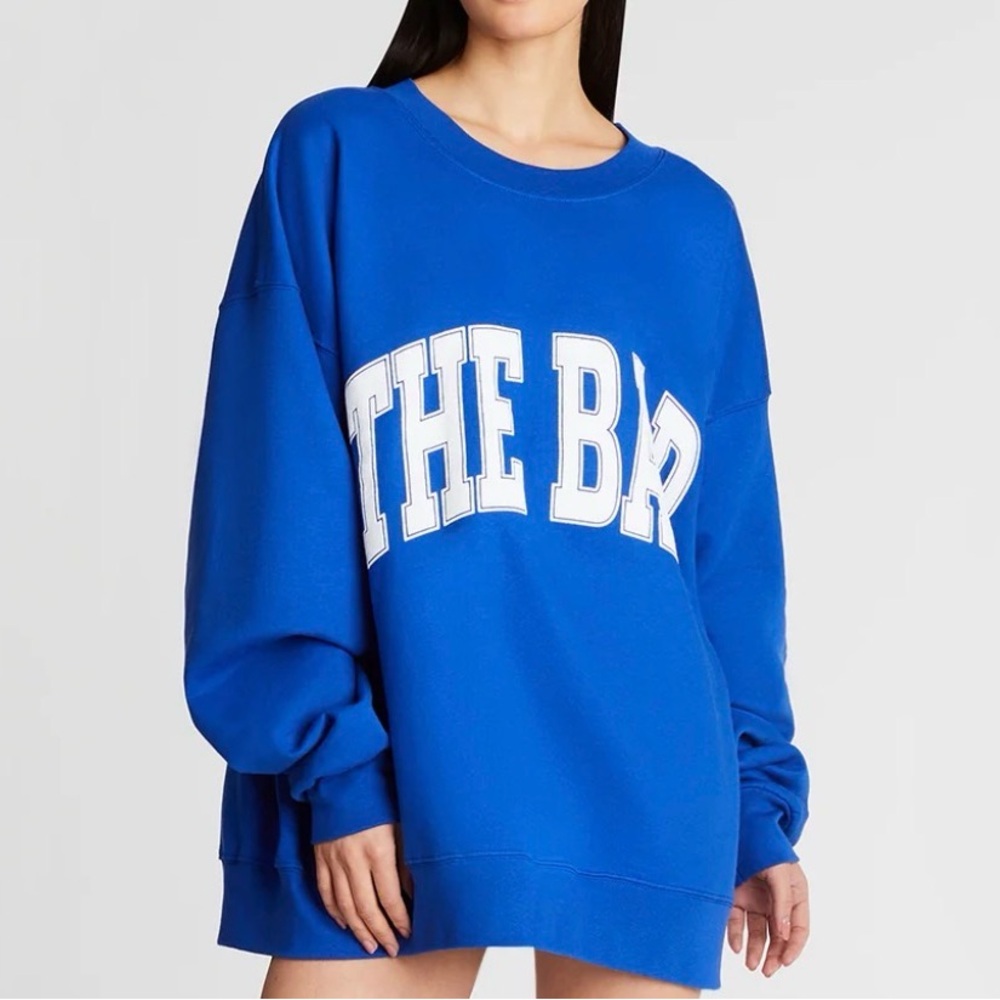 The Bar Varsity Sweatshirt - Cobalt Blue